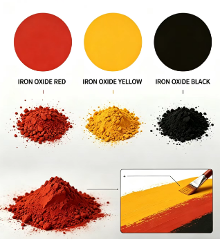 Red Yellow Black Iron Oxide Pigments: Applications and Differences